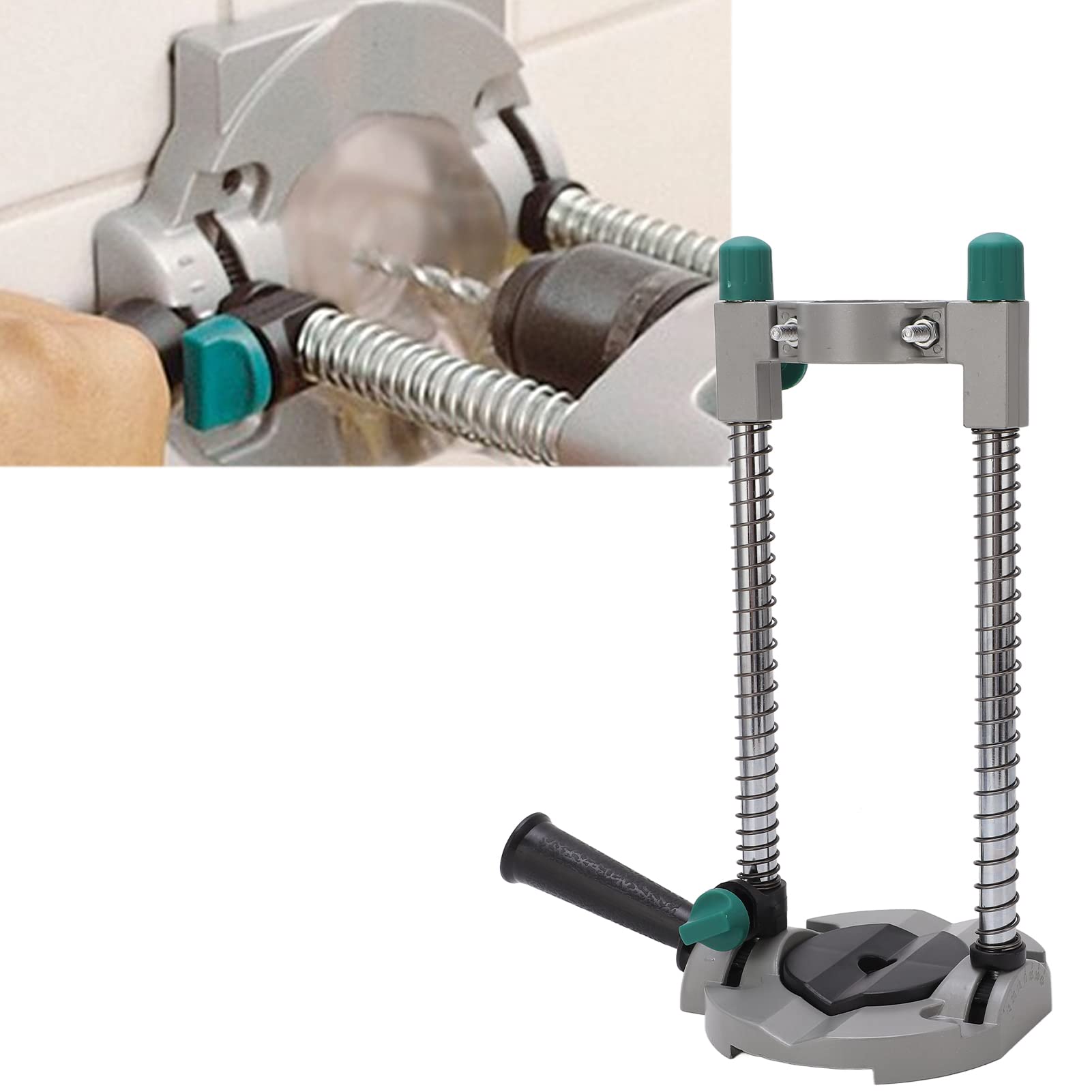 Support De Perceuse à Angle Réglable En Alliage D'Aluminium - Guide De Perçage Précis Et Portable