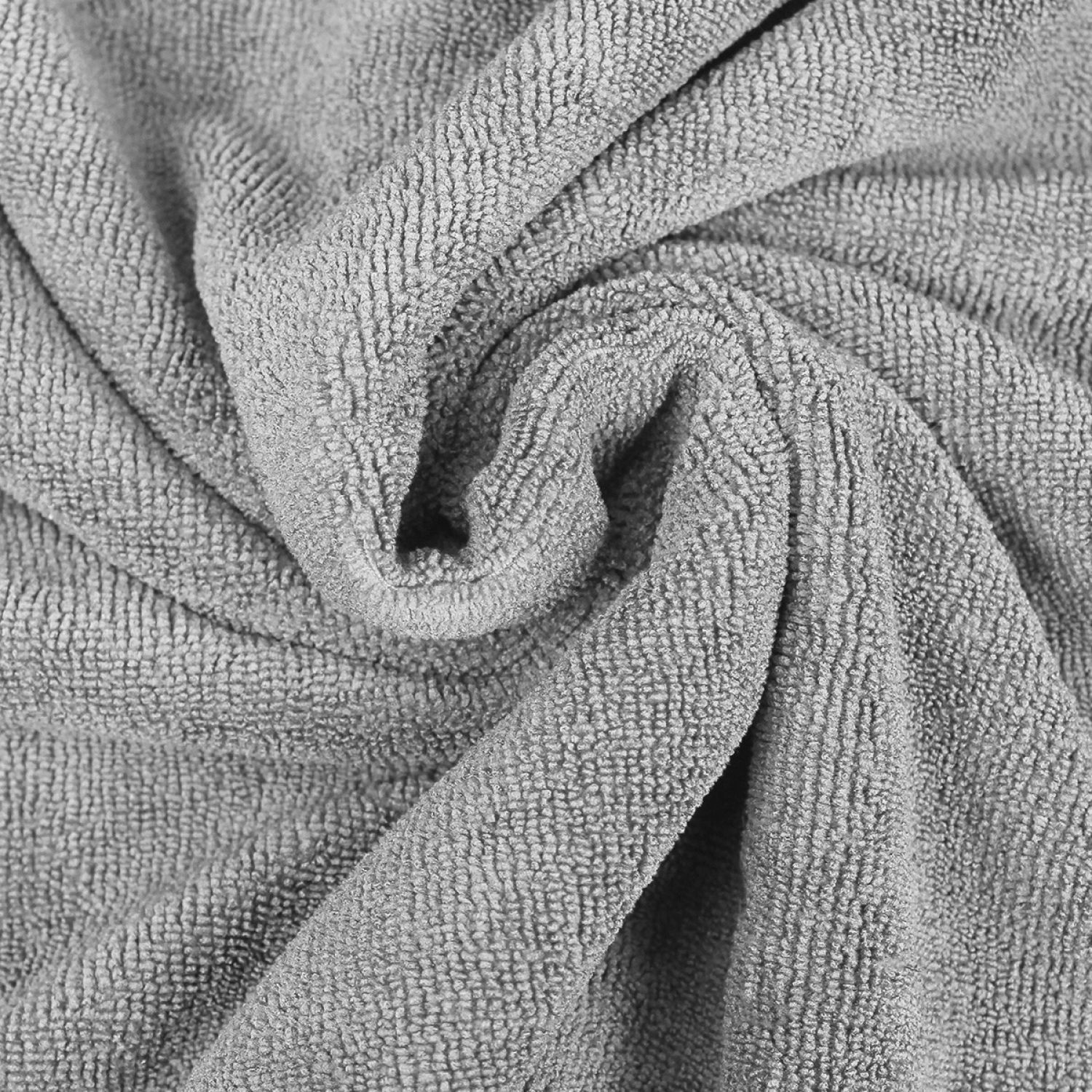 Serviette poncho de bain ou de plage avec poche - Enfant - Gris - Vivezen - 3