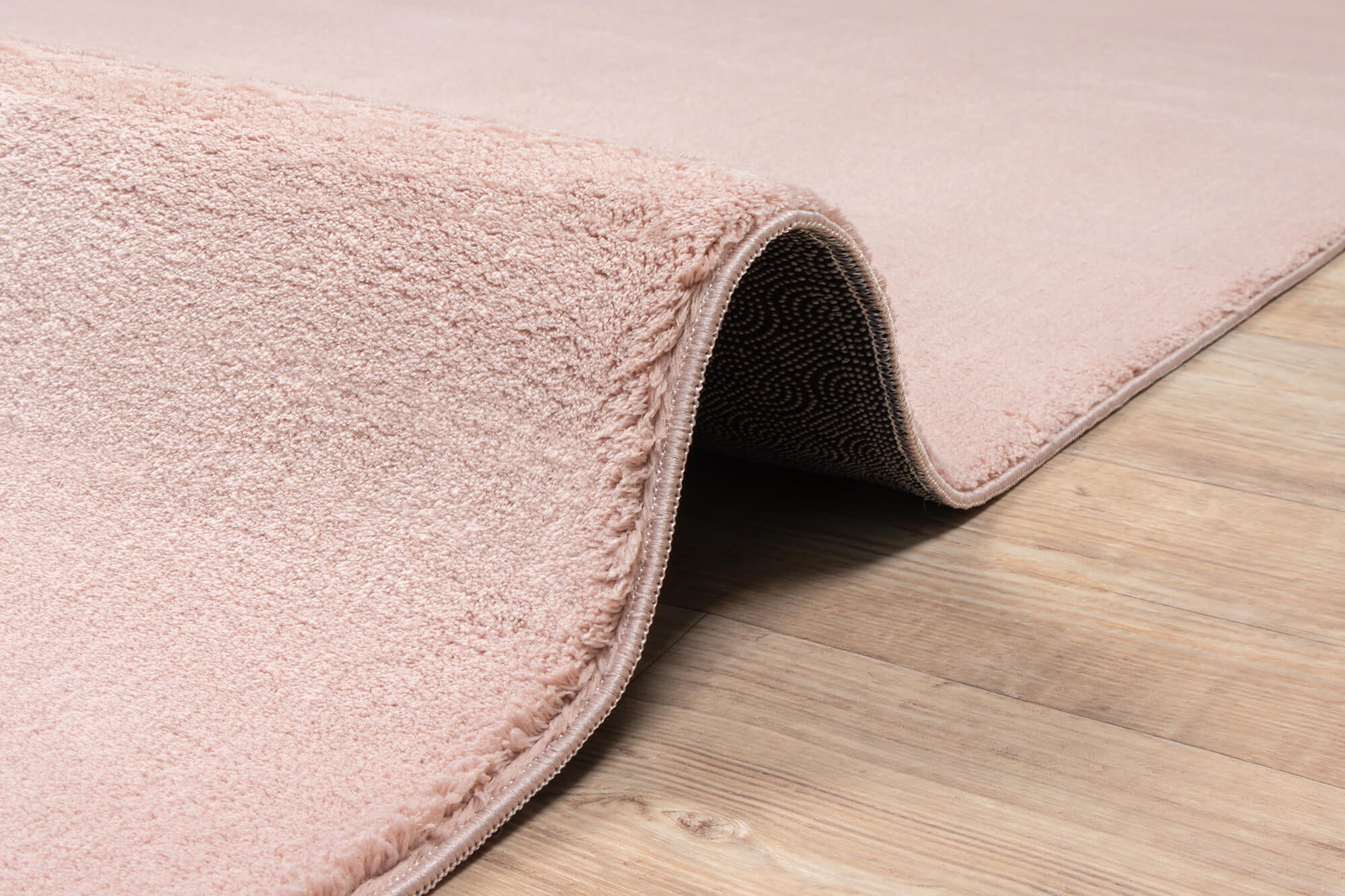the carpet Relax tapis moelleux à poils courts, dessous antidérapant, lavable à 30 degrés, super soft, aspect fourrure, Blush, 120 cm - 3