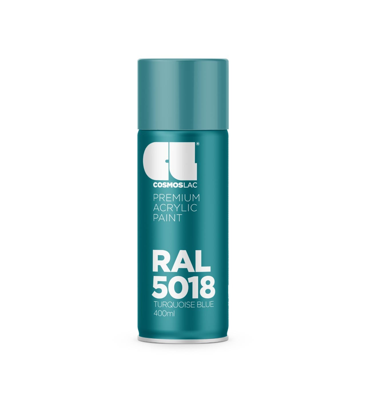 Barniz Protector Para Metal Mate Azul Turquesa RAL 5018 - 1 Litro, Resistente Al Óxido Y UV - Para Interiores Y Exteriores