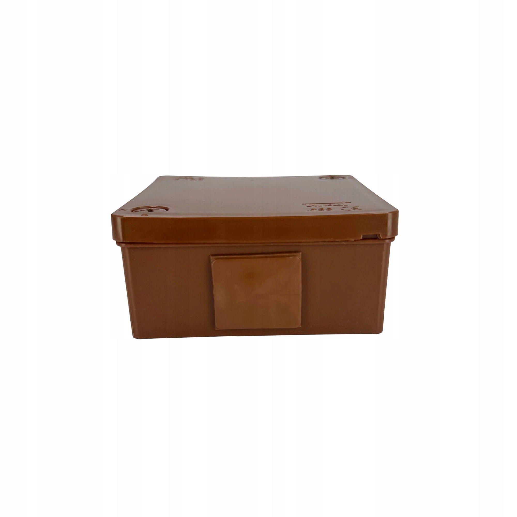 Puszka natynkowa hermetyczna 86x86x40mm 4-wlotowa, z dławikami gumowymi, IP55 zamknięcie 