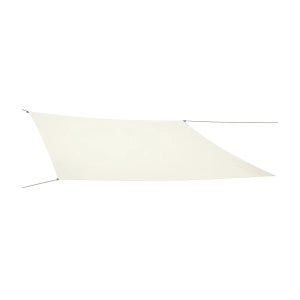 Vela Ombreggiante Impermeabile Rettangolare 2x2,4m Beige Con Stampa 3D Paisley - Protezione UV 95% Per Giardino E Terrazzo