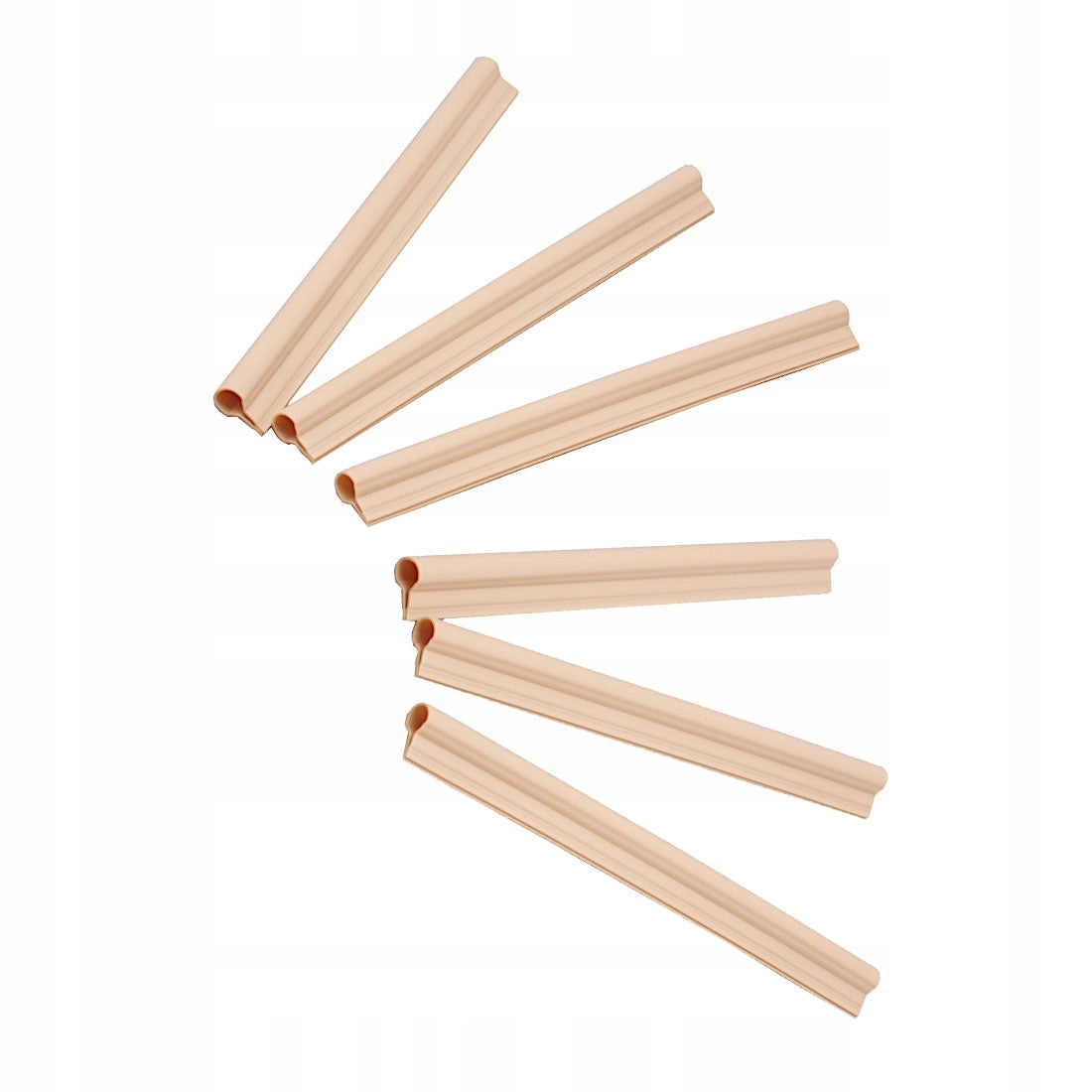 KLIPSY 19cm DO TAŚMA OGRODZENIOWA TAŚMY OGRODZENIOWEJ ZACZEPY KREMOWY 6 szt