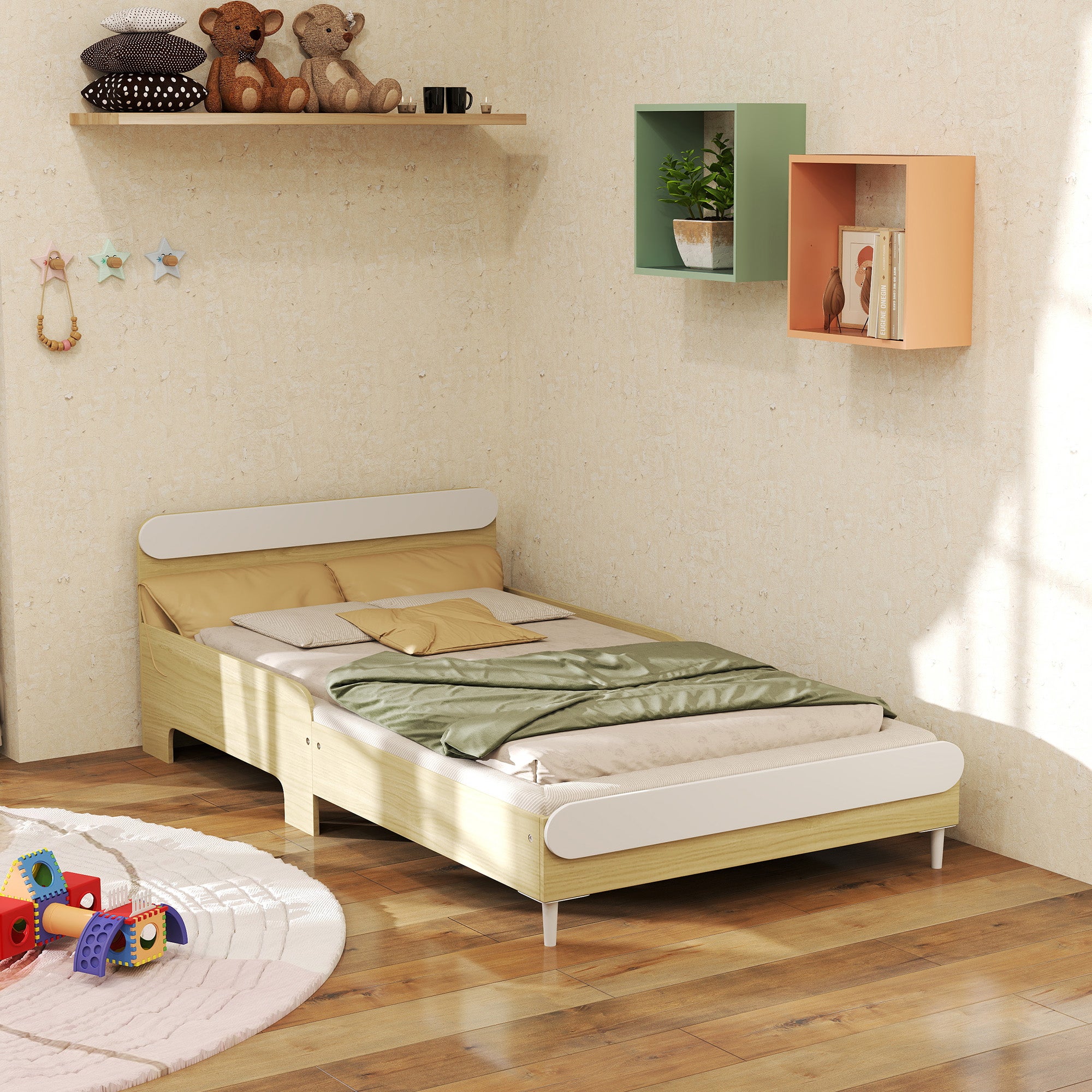 Ikea Misure Materasso Lettino Letto Singolo Letto In Tessuto Con