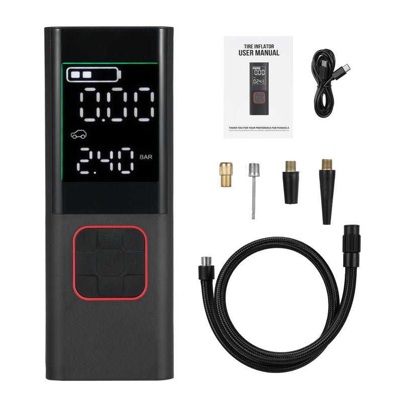 Pompe à air sans fil portable intelligente à 25 cylindres avec charge — free download