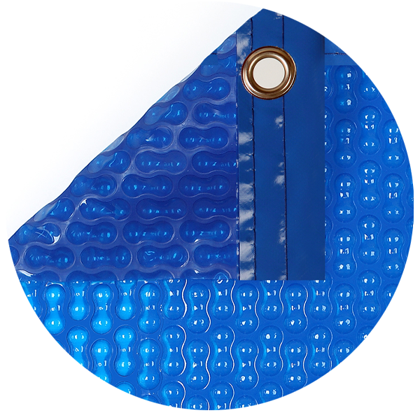 Bâche thermique 500 microns Geobubble de 6,5 x 3,5m avec renfort autour du contour - 4