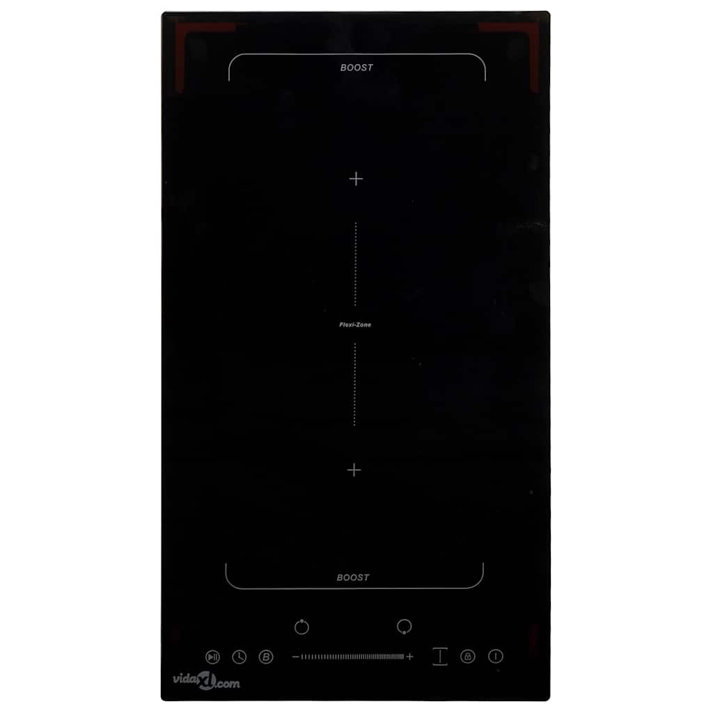 Vidaxl Placa De Inducción Flexizone 2 Quemadores Control Táctil 3500 W Negro , Leroy Merlin