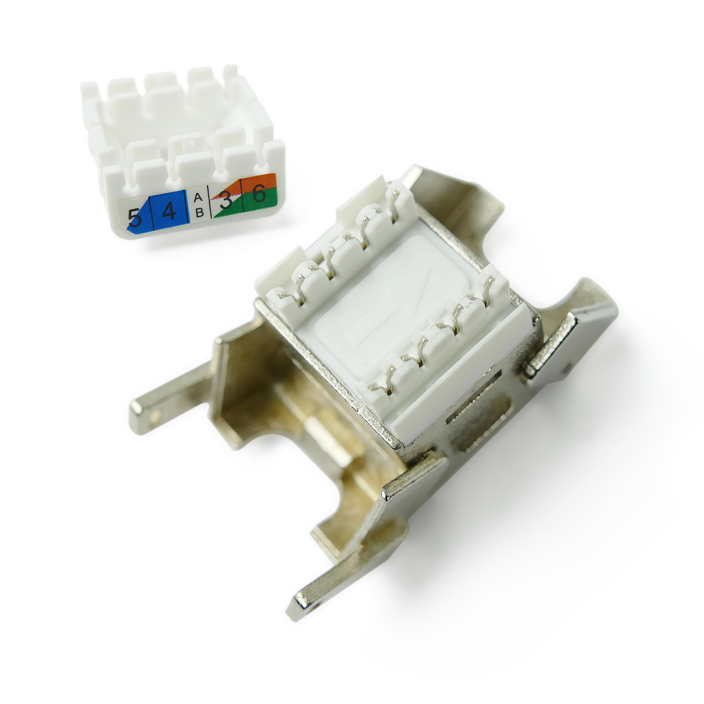 Keystone RJ45 Cat.6A Femme à TB110 STP monté sans outils - 3
