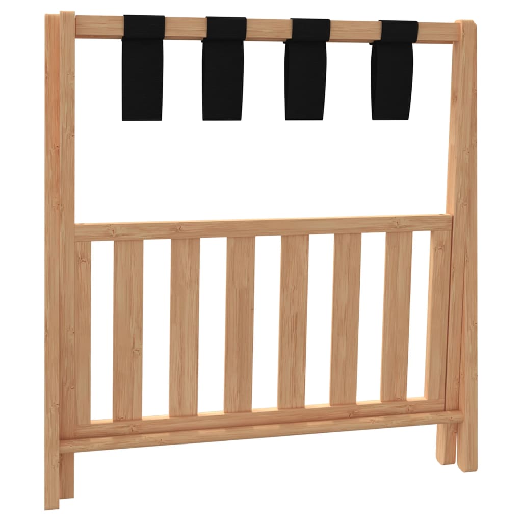 vidaXL Porte-bagages 68x38x58 cm bambou - 5
