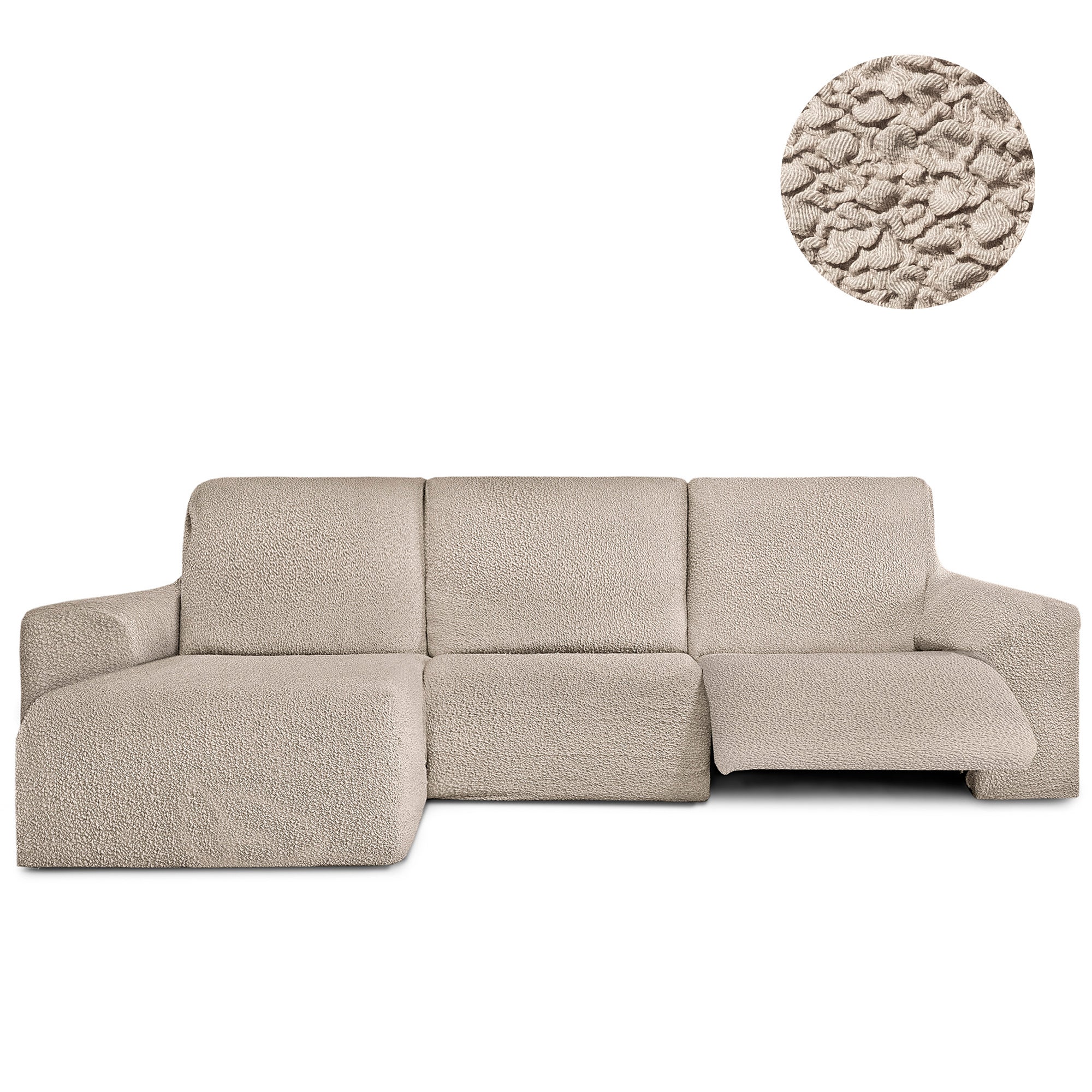 Housse De Canapé En Velours De Renard Argenté – élastique, épaisse – Pour Fauteuil Club, Chaise Baquet, Protection