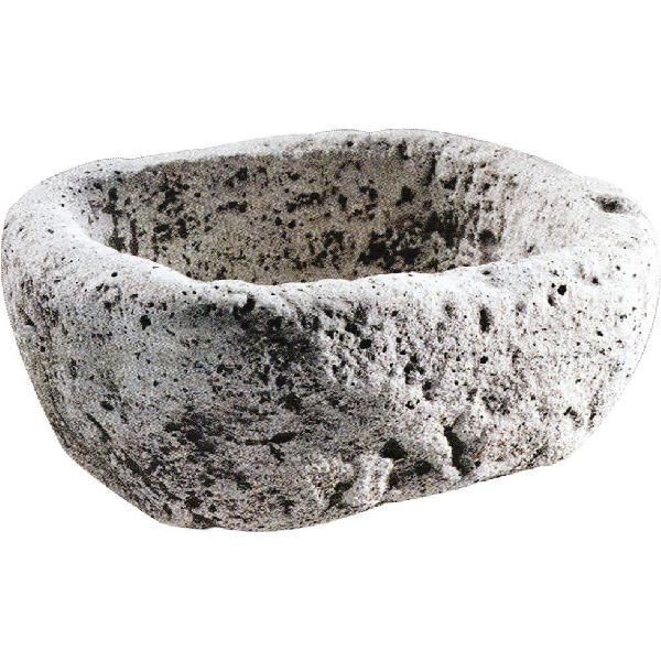 Grande Vaso Fioriera Cilindro Cm 68 In Cemento E Marmo Giardino Albero Pianta - Foto 4