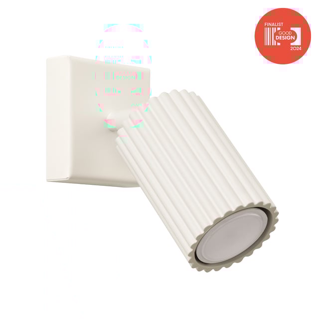 Kinkiet ścienny beżowy Karbon