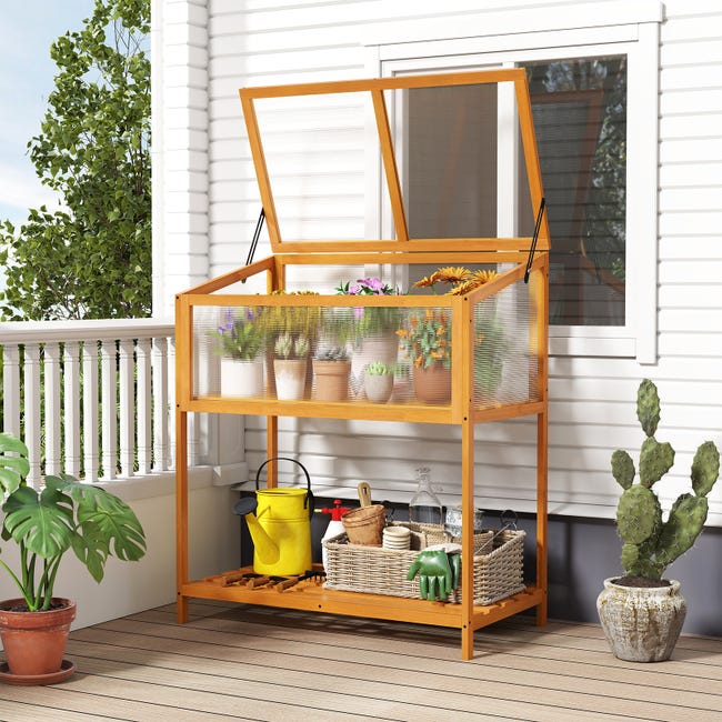 Serre De Jardin 145x141x198 Cm – 10 Étagères, Porte Enroulable, Fenêtres, Anti-UV Vert