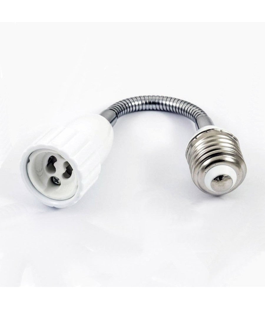 Trade Shop - Adattatore Prolunga Flessibile 20cm Lampadina Da E27 A E27 Portalampade Riduttore - | Leroy Merlin