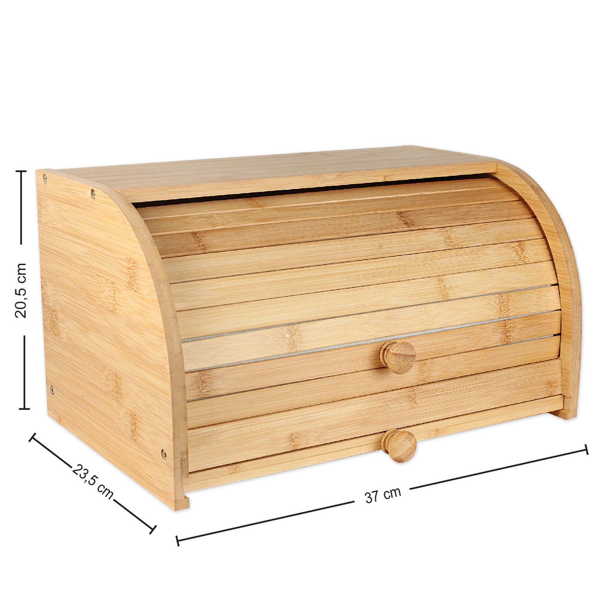 Boîte à pain bambou naturel fermeture par glissière planche à découper rainurée intégrée conservation pain viennoiseries design élégant durable - 6