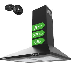 Confezione Da 4 Filtri A Carboni Attivi Compatibili Con Siemens HZ9VRCR0, Bosch HEZ9VRUD0, 17004796 - Filtro Per Cappa Alta Qualità, Cotone E Carbone Di Cocco