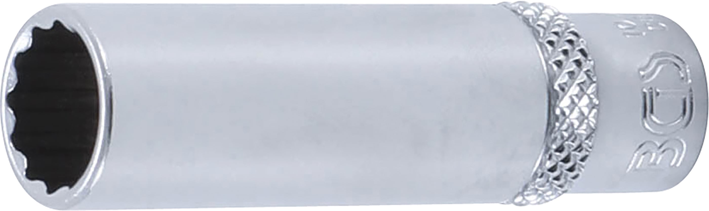 BGS nasadka udarowa dwunastokątna głęboka napęd kwadratowy wewnętrzny 6,3 mm (1/4") SW 10 mm - 10710