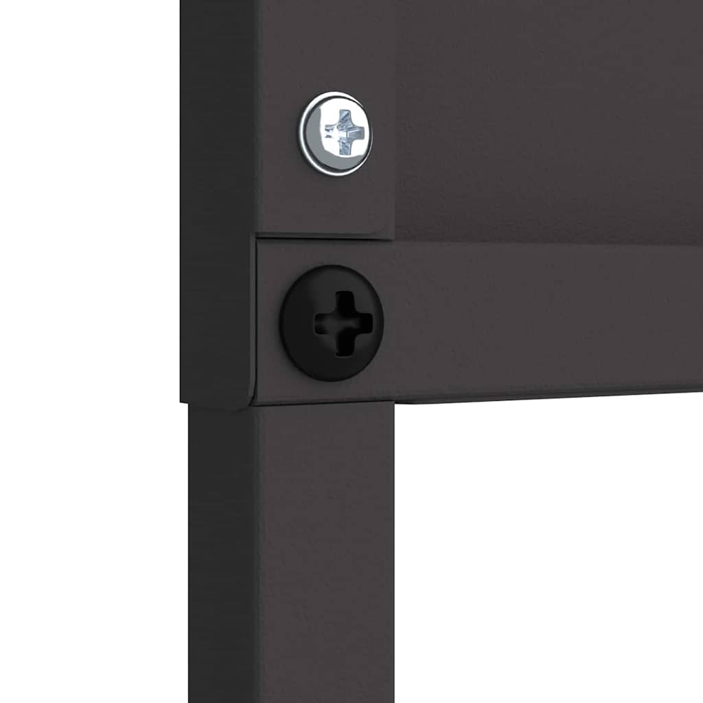 Écran de confidentialité de jardin Fretwork Noir 50 x 140 cm vidaXL - 5