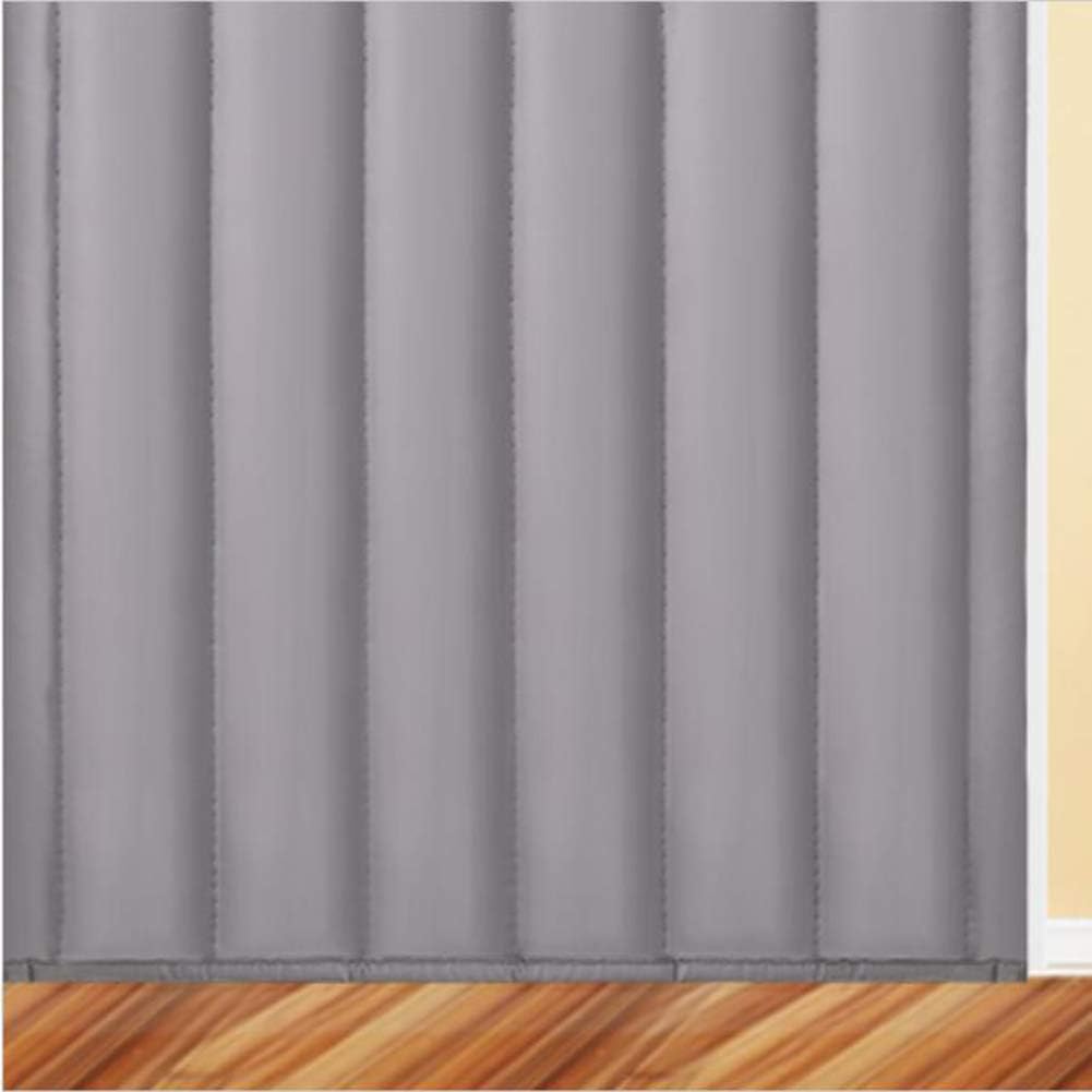 90x210cm(35x83inch) gris Thermique Isolation Phonique Rideau De Porte, Phonique Anti Froid pour portes Isolation Seule pour portes de balcon Porte de - 3