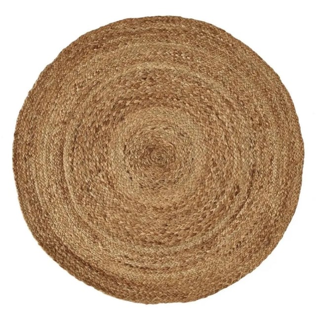 Alfombra Redonda de Yute 120 cm | La Loja de Ana