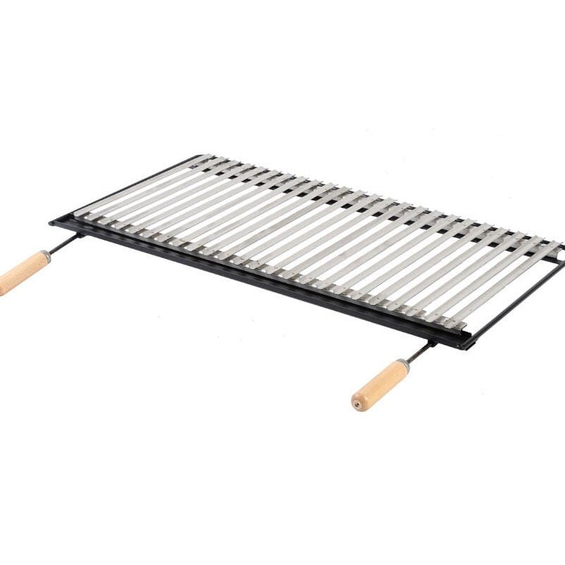 IMEX EL ZORRO 71630 - Griglia per Barbecue, in Acciaio Inossidabile, 76 x 41 cm