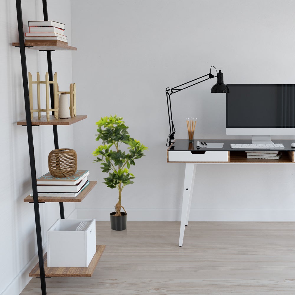 Pianta artificiale / Albero artificiale SCHEFFLERA Plastica Verde hjh OFFICE - 4