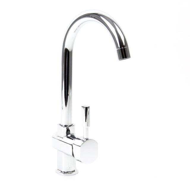 Wiltec Grifo de cocina giratorio 360° cromado con conexión 16,41mm (3/8