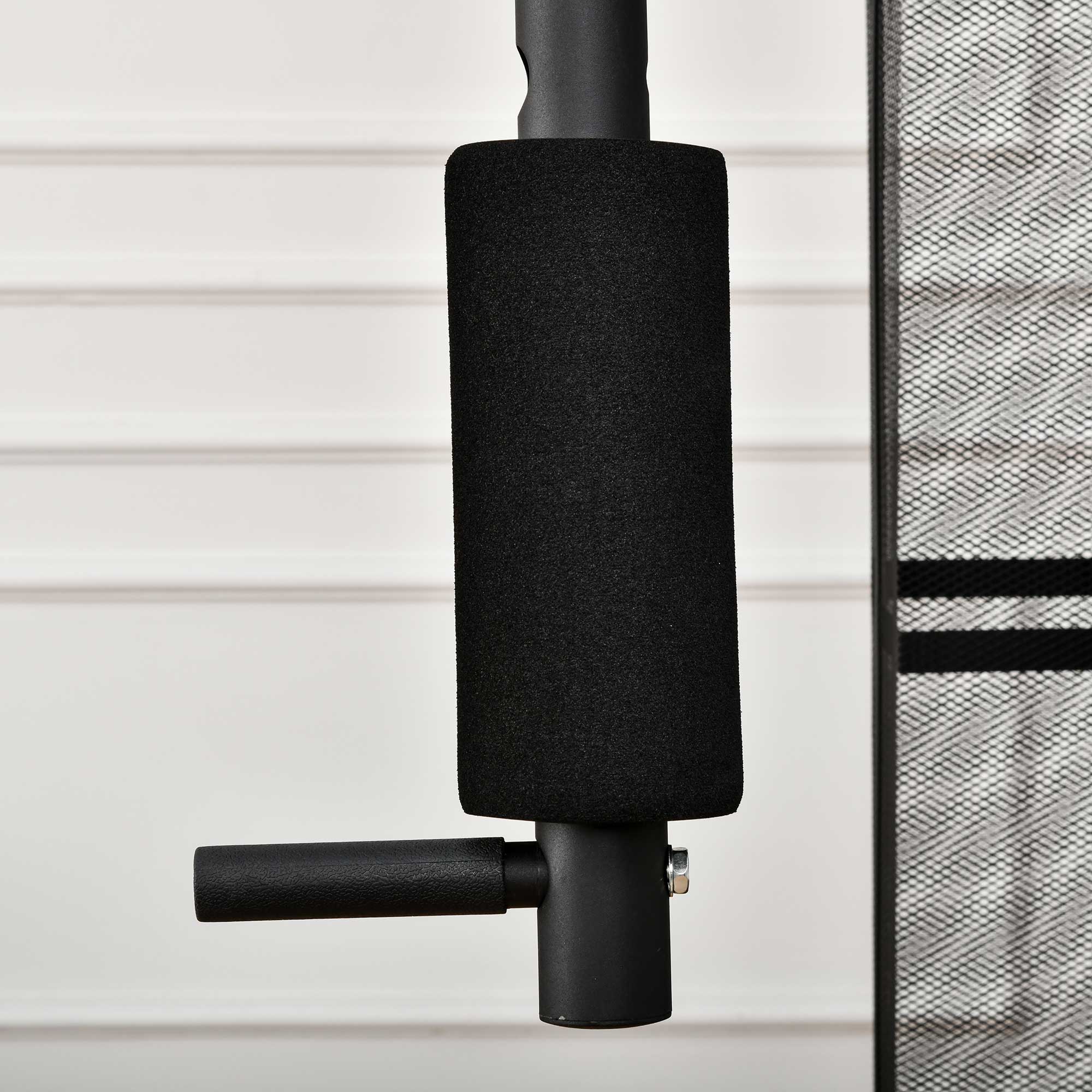 Multi Estação de Musculação HOMCOM Preto Aço e PU 150x110x210cm - 4
