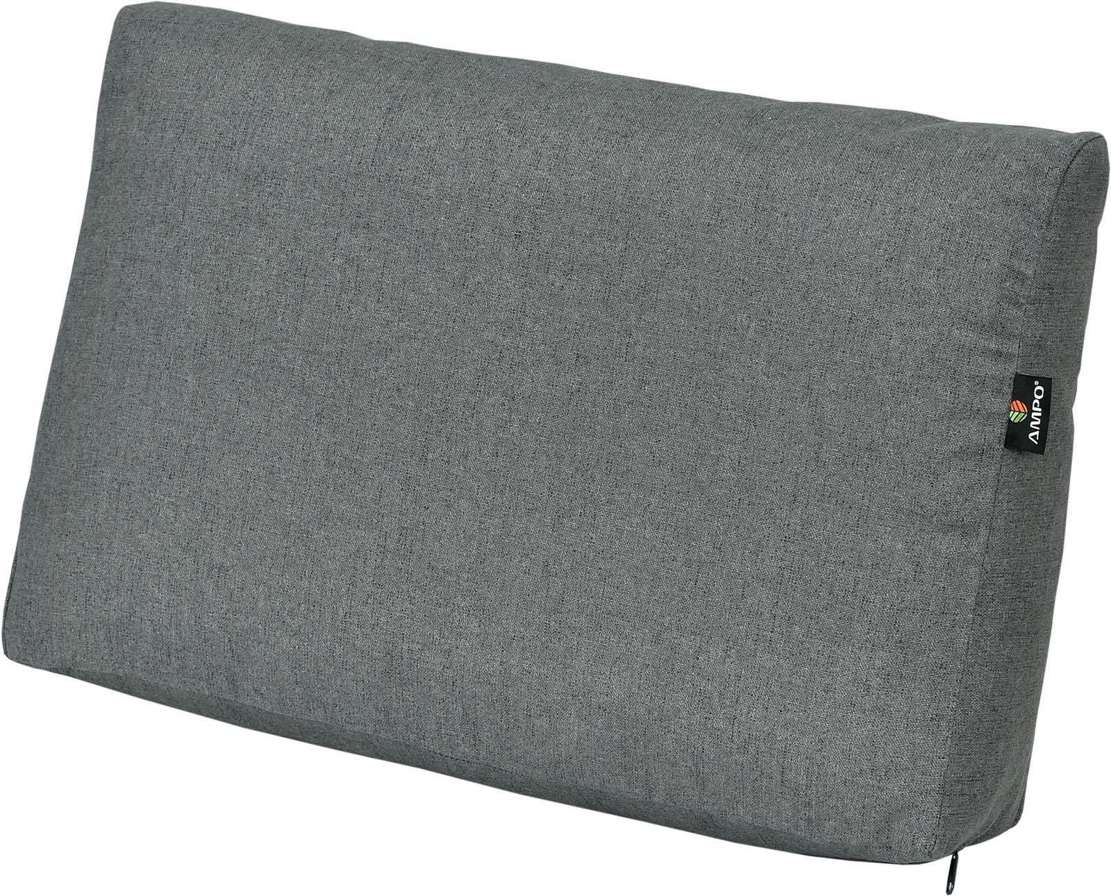 Poduszka na fotel ogrodowy oparcie AMPO wodoodporna szary 1 szt.