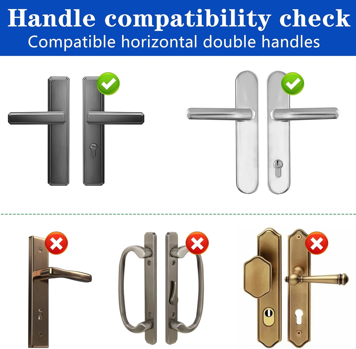 Serrure de Sécurité pour Porte-Fenêtre, Serrure Professionnelle pour Double Porte-Vitrée, Protection Renforcée - 3