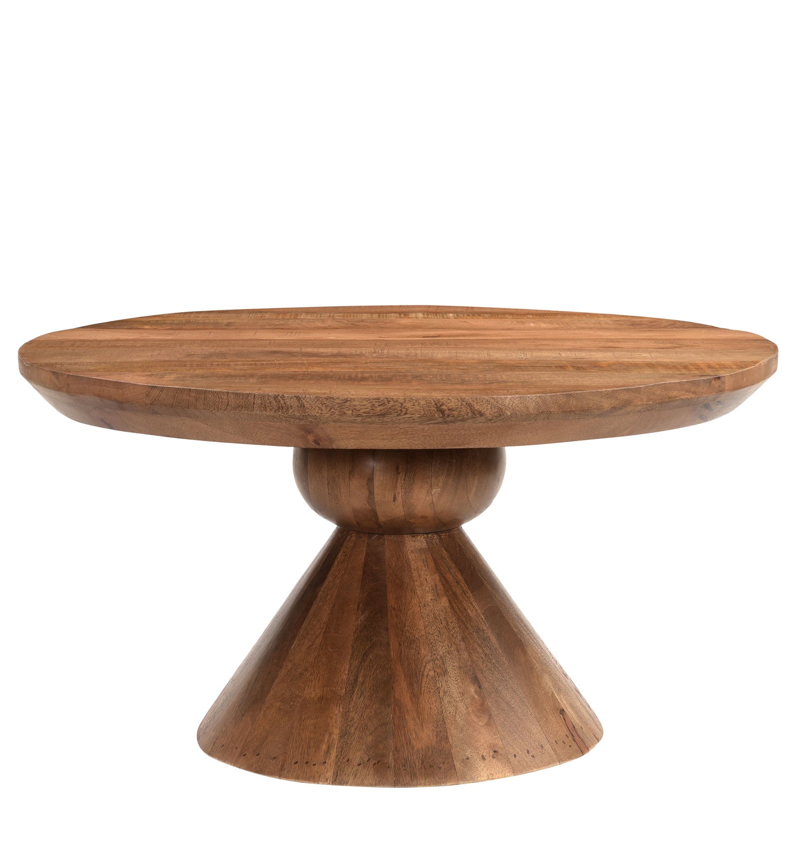 BOMBAY-Table basse ronde Diam80 cm en bois de Manguier massif | Leroy ...