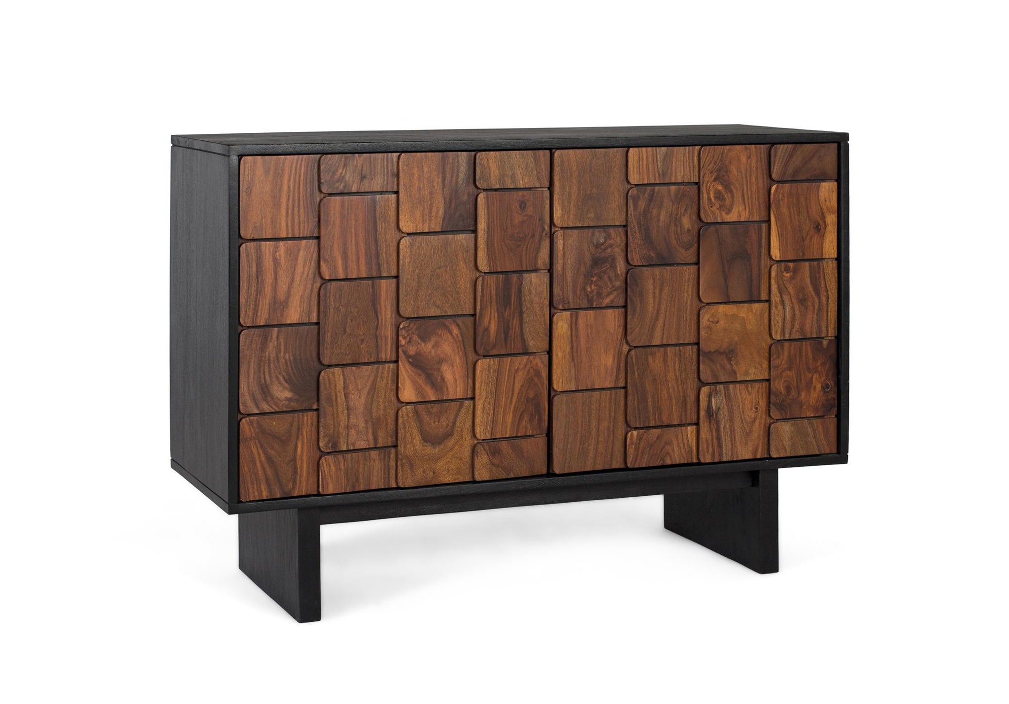 Komoda z drewna mango, rustykalny, etniczny, nowoczesny styl - 75x108x40 GYC - 2