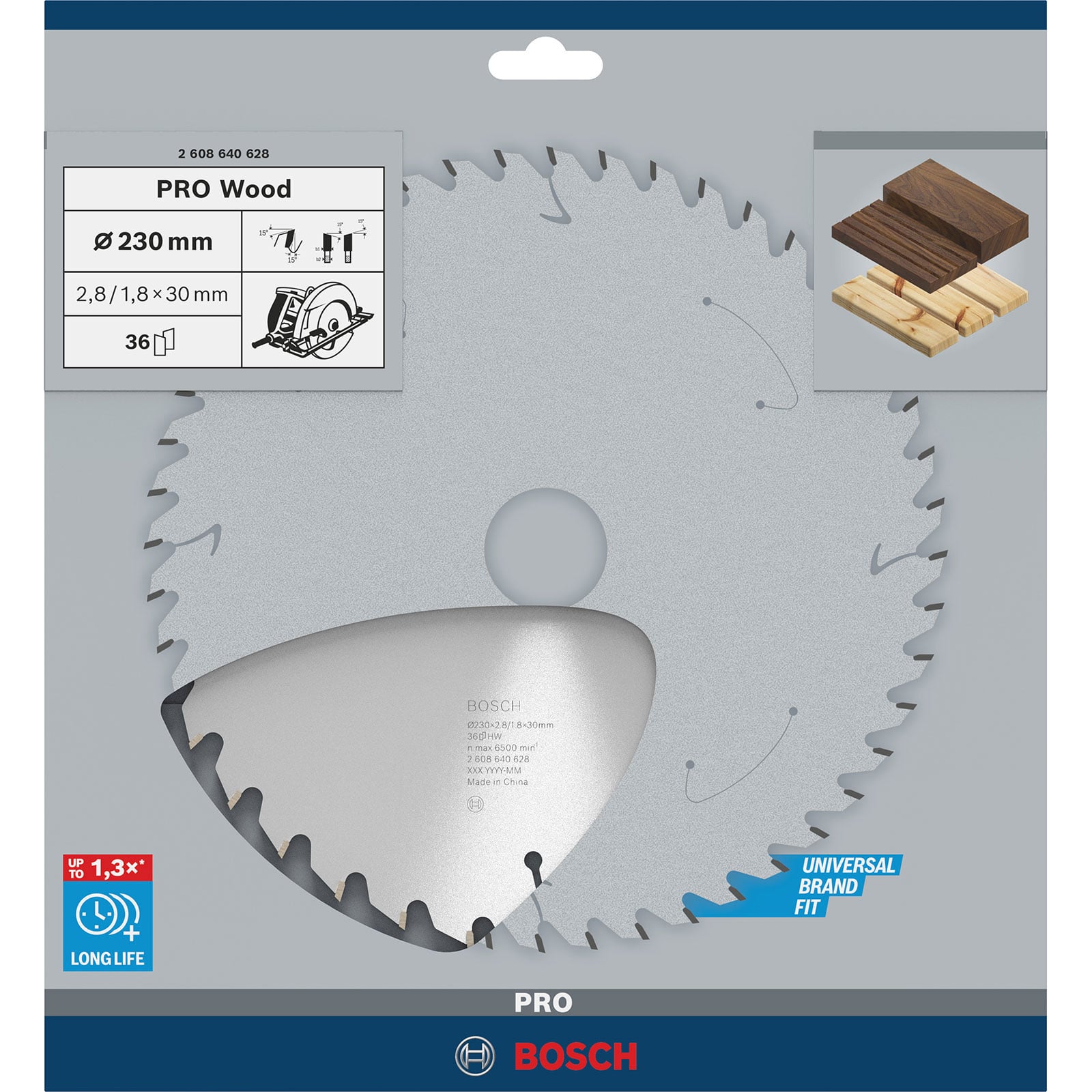 Bosch Professional - Lame Scie Circulaire Optiline Bois 230X30X2,8mm, 36D - 2608640628 - 4