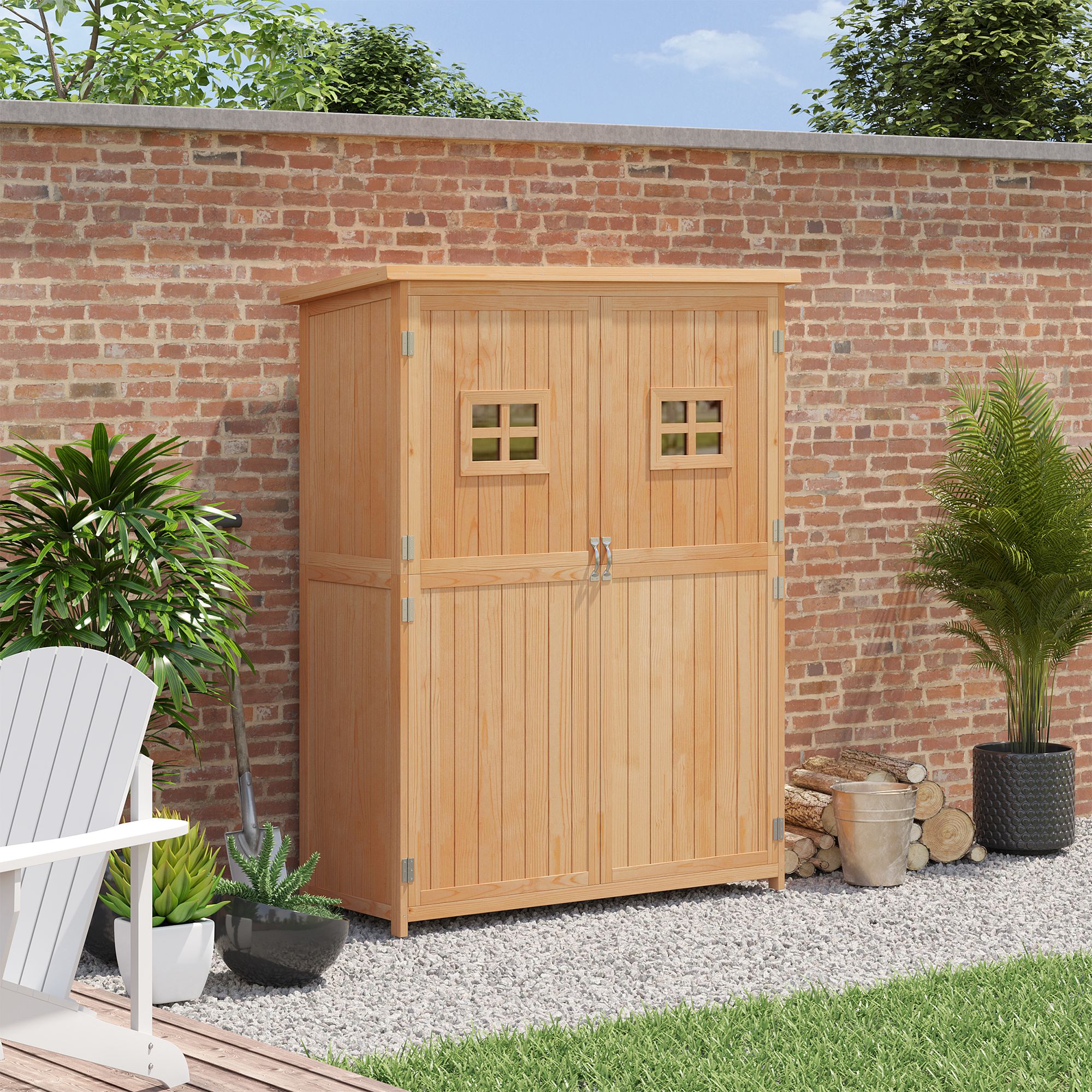 armoire de jardin Sapin Outsunny - 2