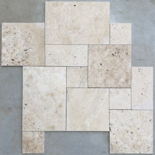 Albedo Pierre - Travertin OPUS deuxième choix PREMIUM - set de 0,74m2 - 2