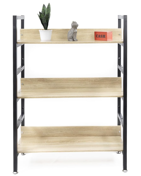 COSTWAY Libreria Industriale a 4 Livelli, Scaffale Multifunzionale con