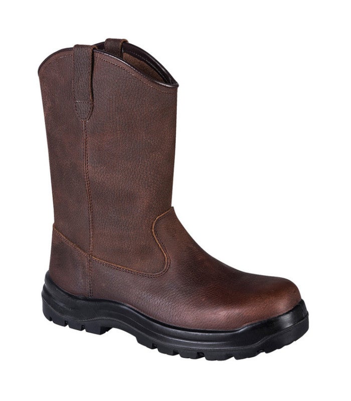 Chaussure Professionnelle Sécurité Bottes De Sécurité Portwest FW29 Avec Coque - Norme S3 Bottes Industrie Beige