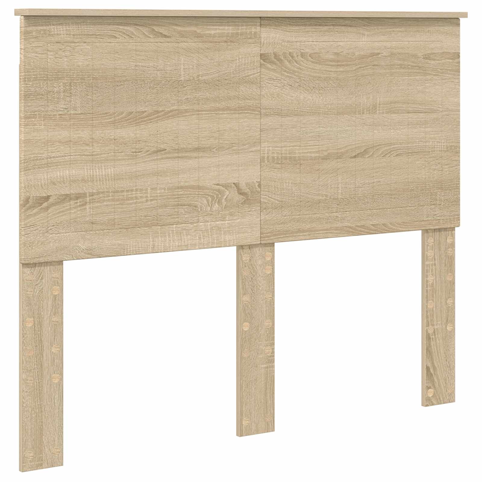 Cadre de lit chêne 120 x 200 cm en panneau de bois - 7