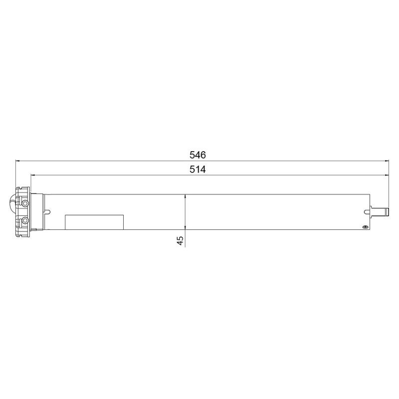 Moteur filaire Ø 45 mm pour volet roulant 60 kg - 30 Nm - 2