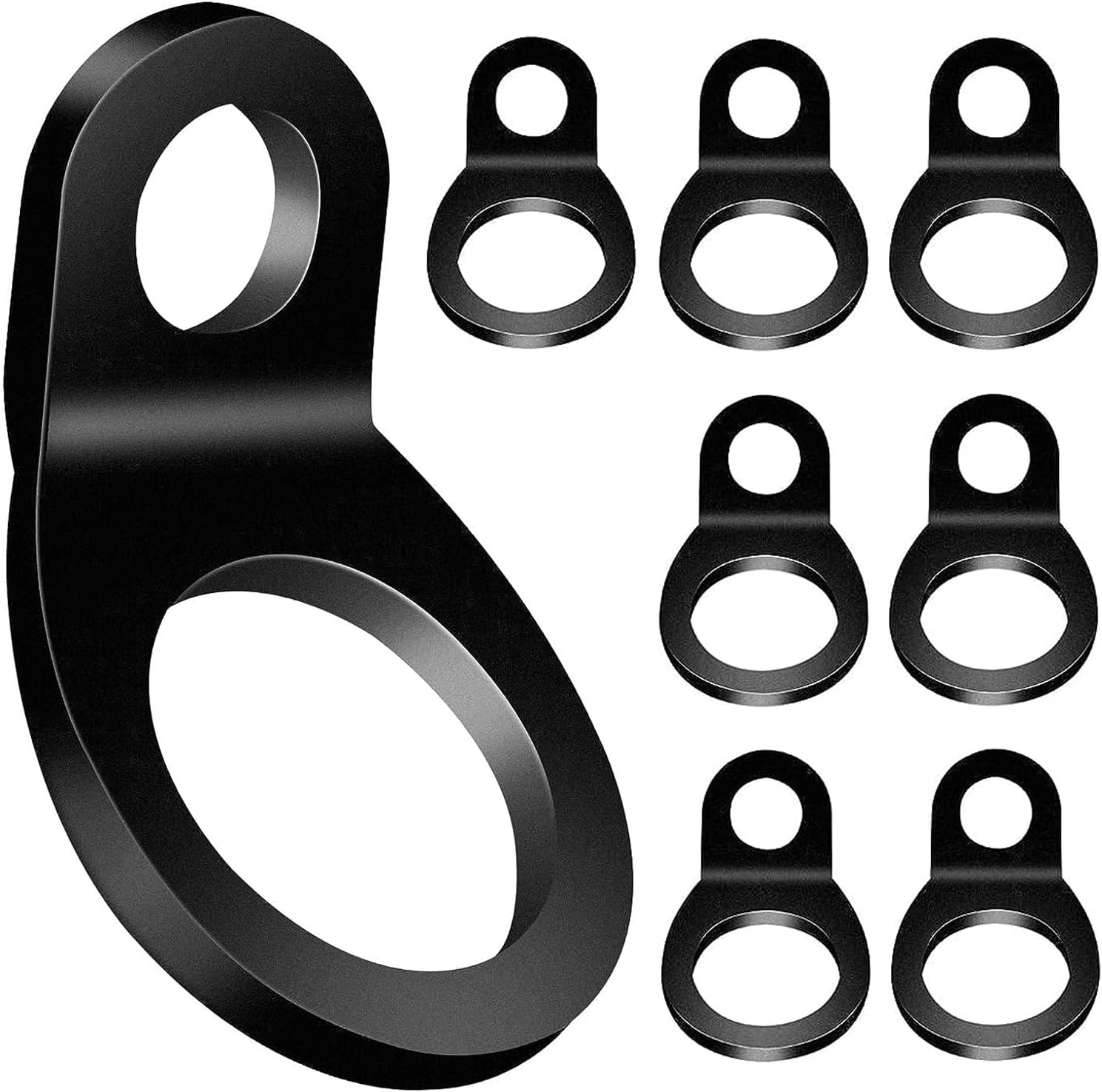 ZYDYRX 32 Pièces Anneau D Métal Anneau D Semi Circulaire Doré