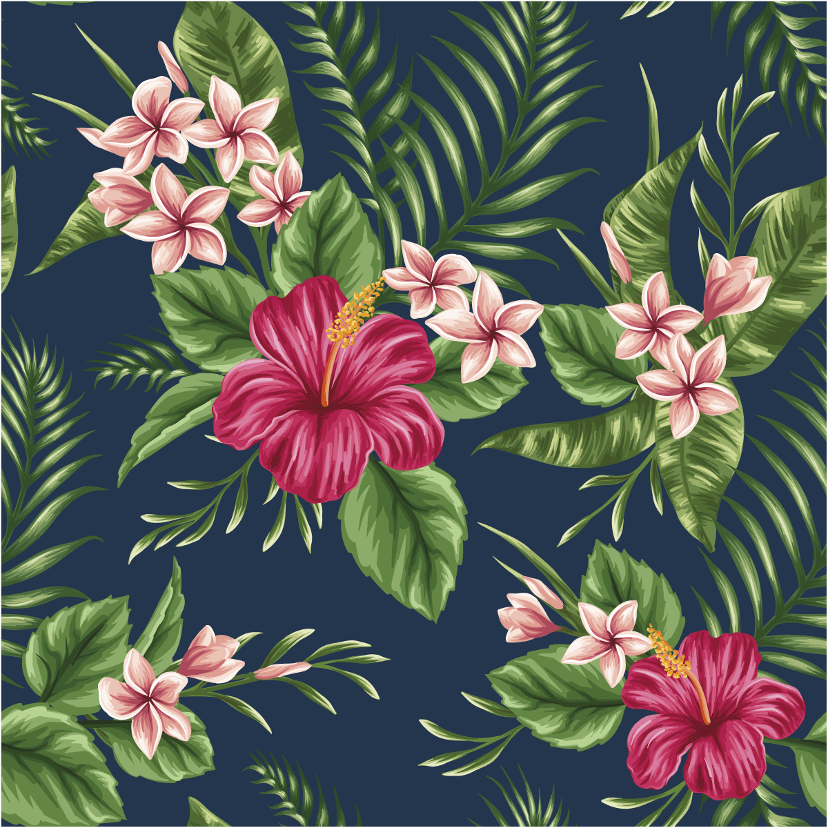 Adesivo carta da parati tropicale Sao Goncalo - Sticker adesivo - adesivi murali - 50x50cm - 2