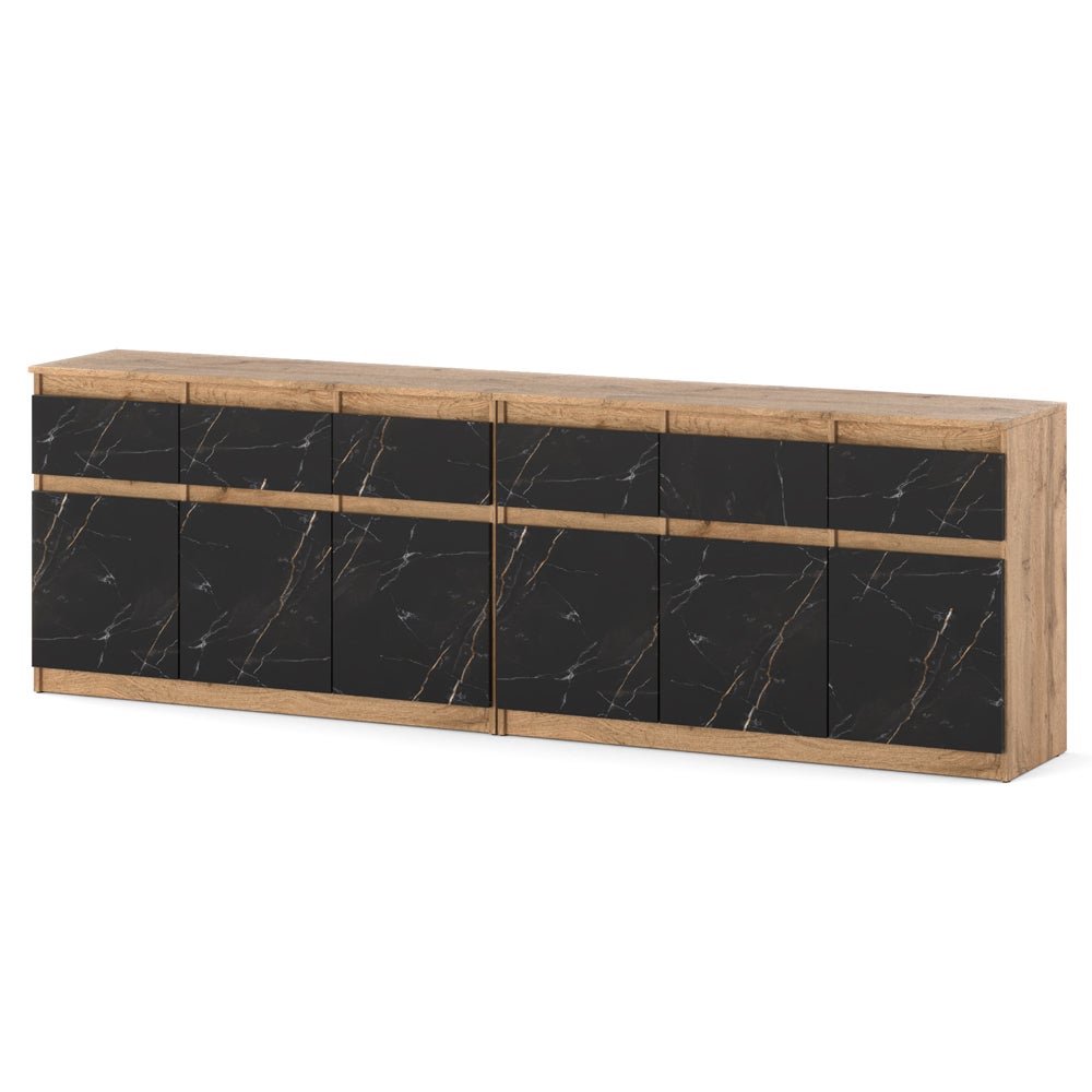 Komoda z szufladami 240cm szafka nowoczesna duża loft wotan san sebastian