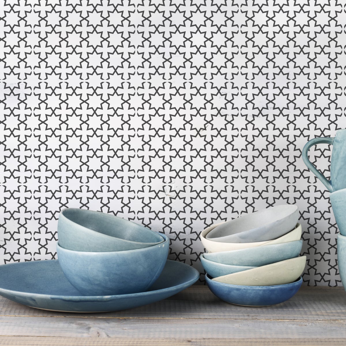 Sticker Mural Carrelage adhésif Cuisine Salle de Bain - 30 STICKERS ...