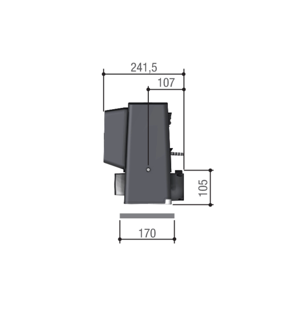CAME U2313 Kit automazione cancello scorrevole motore BX708AGS 800Kg 230V (ex BX-78) automatismo con telecomando - fotocellula - accessori - 4