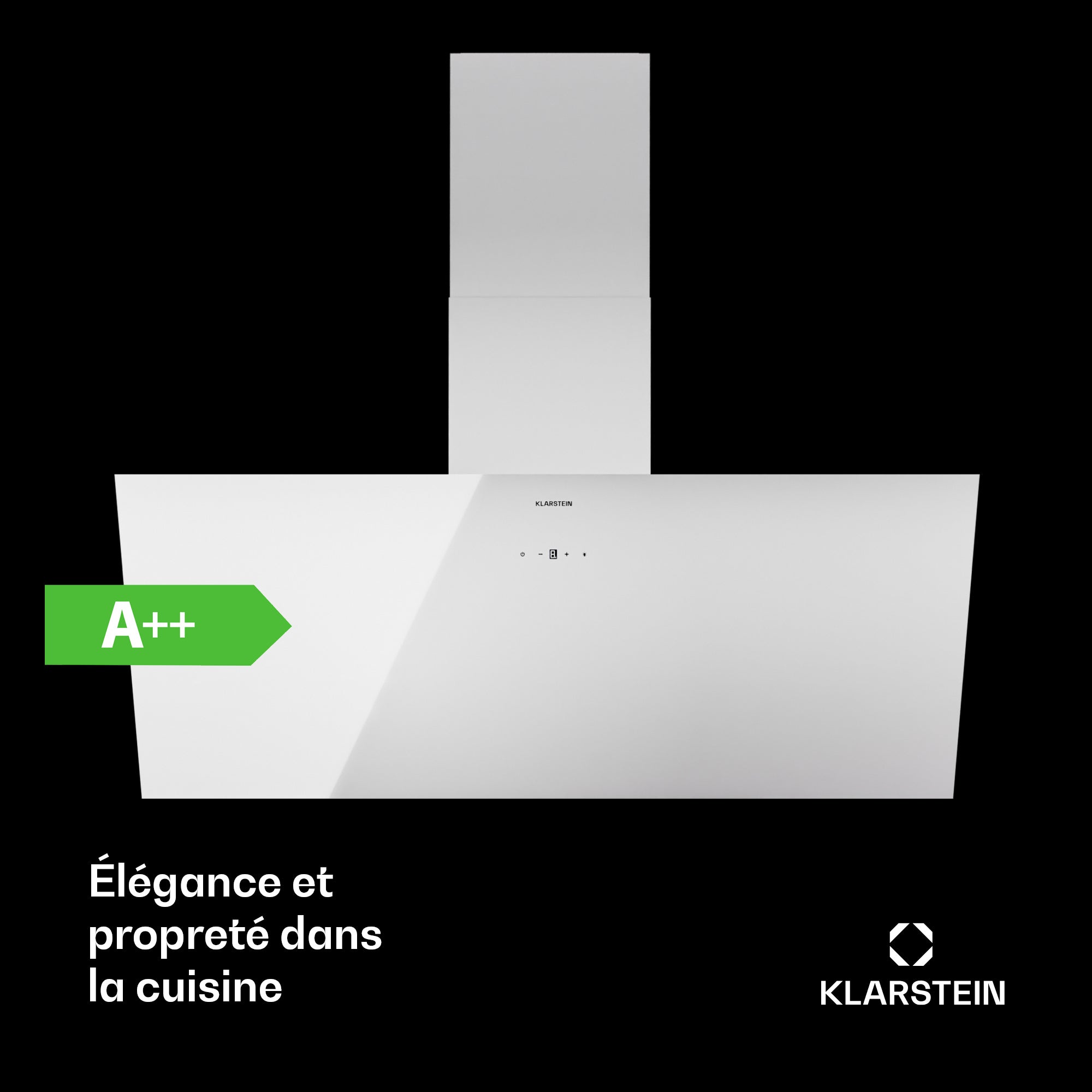 Klarstein Hotte Aspirante 60 Cm, Hotte D'extraction Avec Filtre En