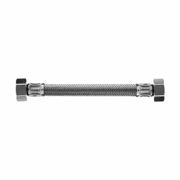 Tuyau Blindé Flexible 1000mm DN13 - Écrou 3/4" Mâle 1/2" - EPDM Acier - XPOtool