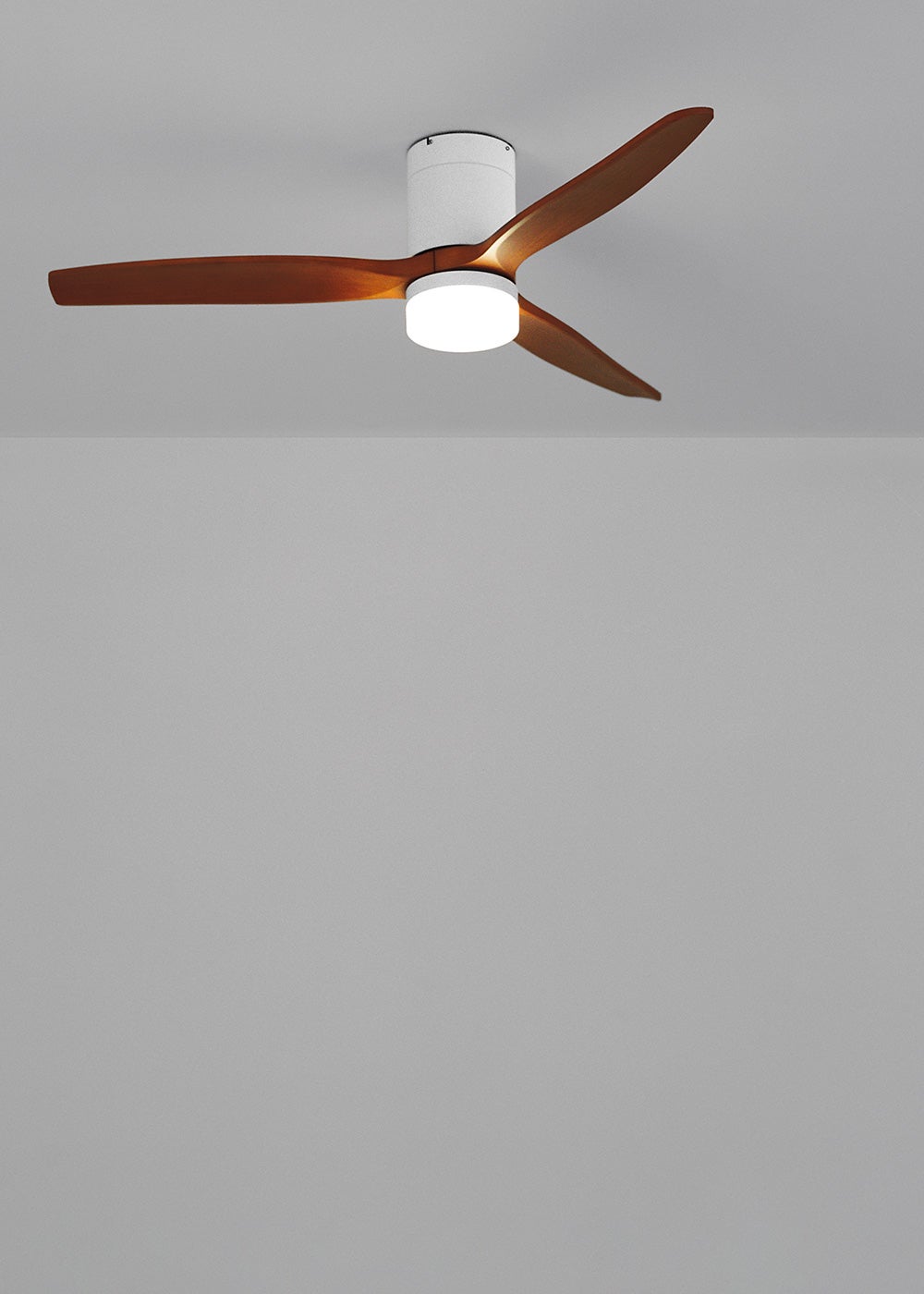 CREATE - WIND CALM M - Ventilateur de plafond silencieux 40W avec pales techniques en ABS Ø132cm avec eclaraige sans wifi - 4