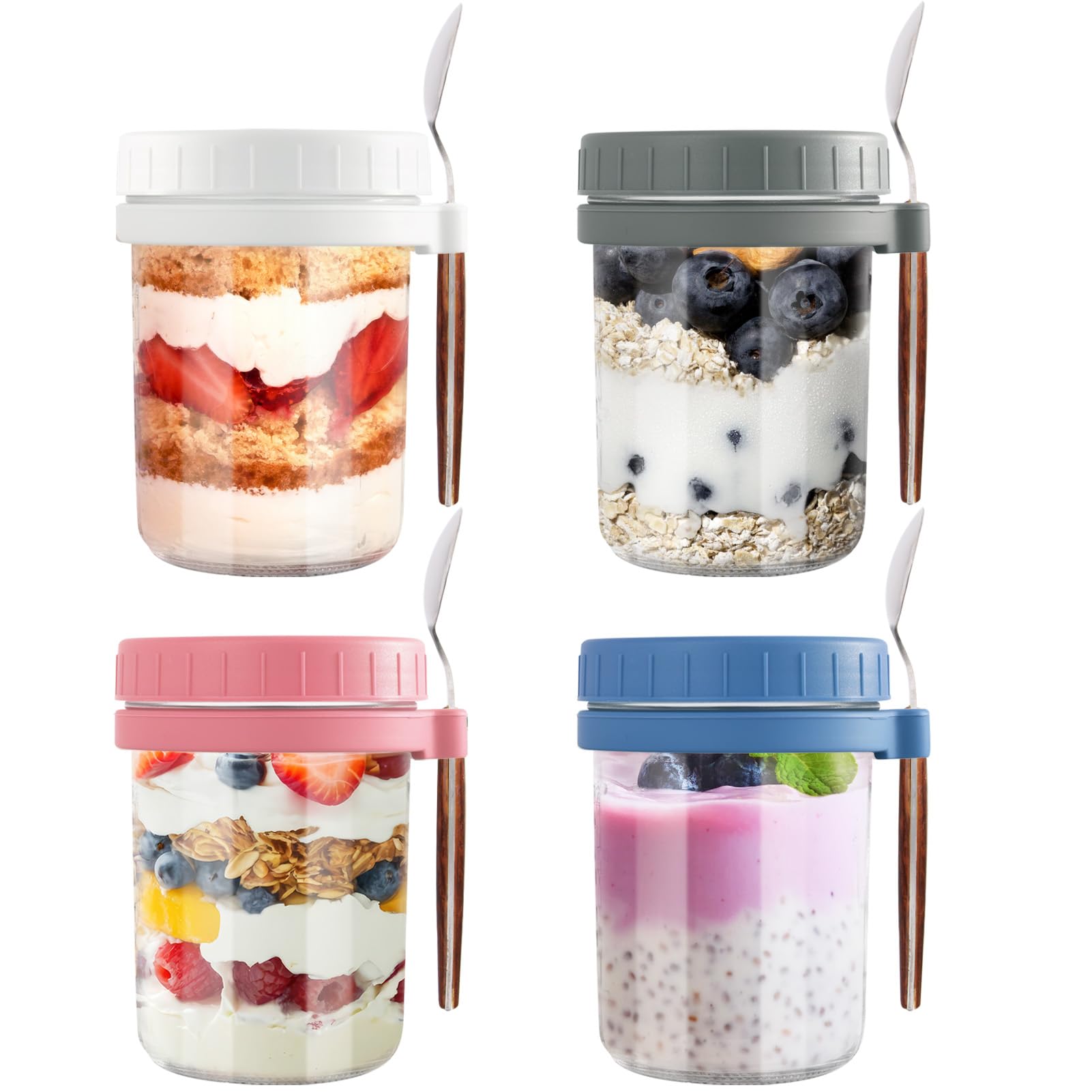 Overnight Oats Glass Jars