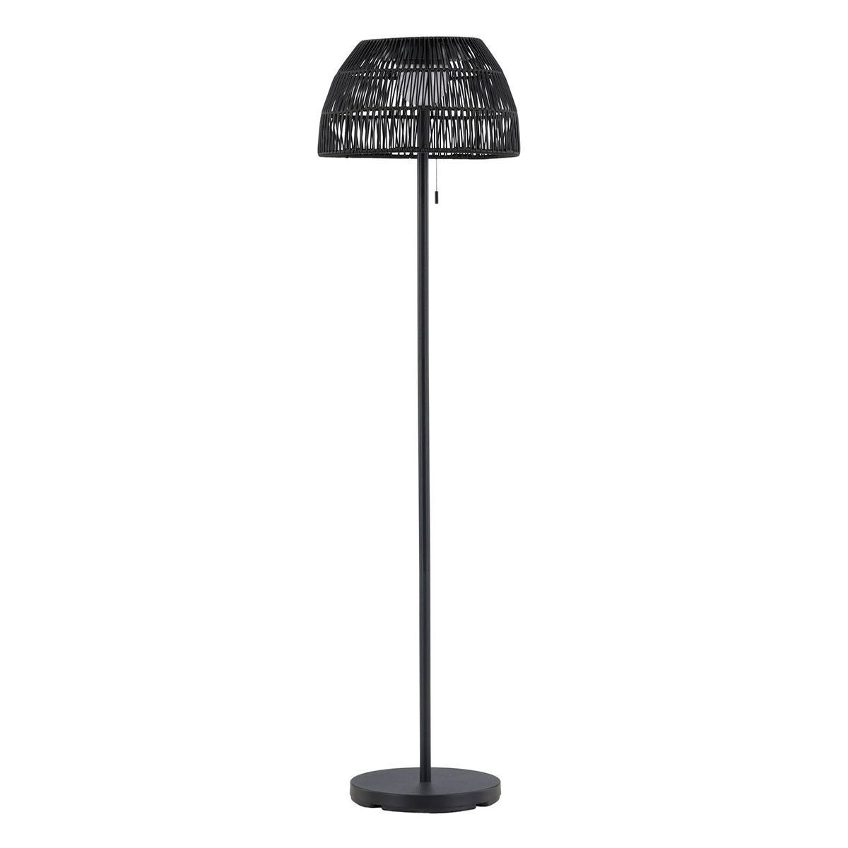 Mabis lampa podłogowa LED do użytku na zewnątrz czarny.