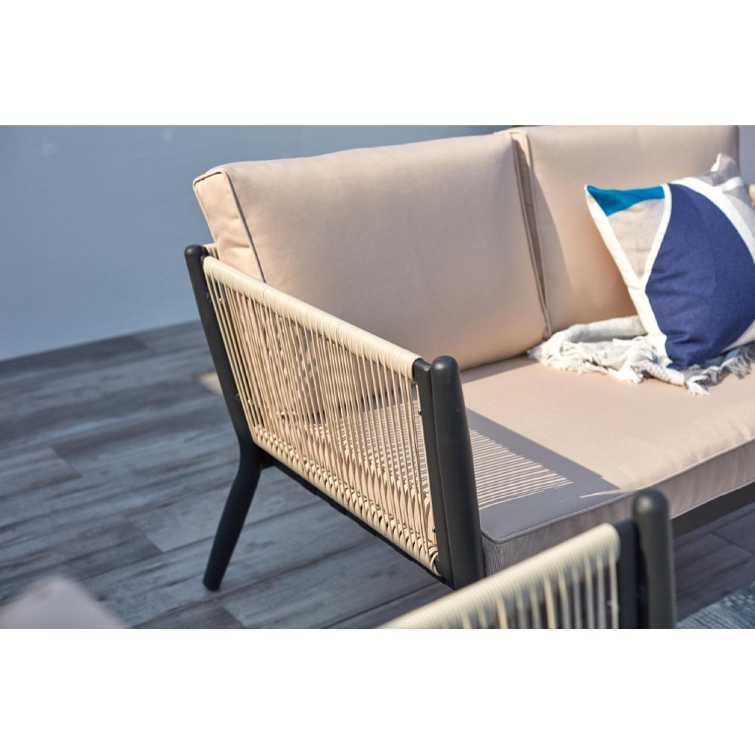Salon de jardin en Aluminium Beige 4 personnes - 6